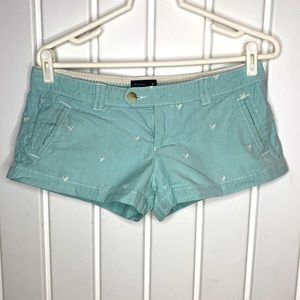 American eagle outfitters women hotshorts size 8. With white eagle embroidery.